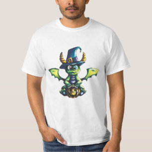 T-shirt Conception magique du dragon d'Halloween