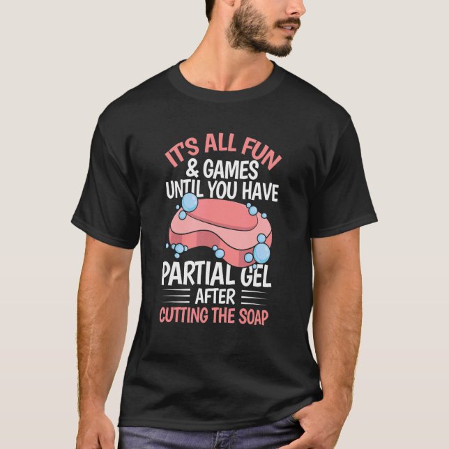 T-shirt Conception maison de savon pour la fabrication de  (Devant)