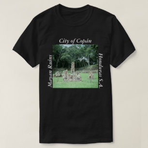 T-shirt Conception maya antique de photo de Copan Honduras