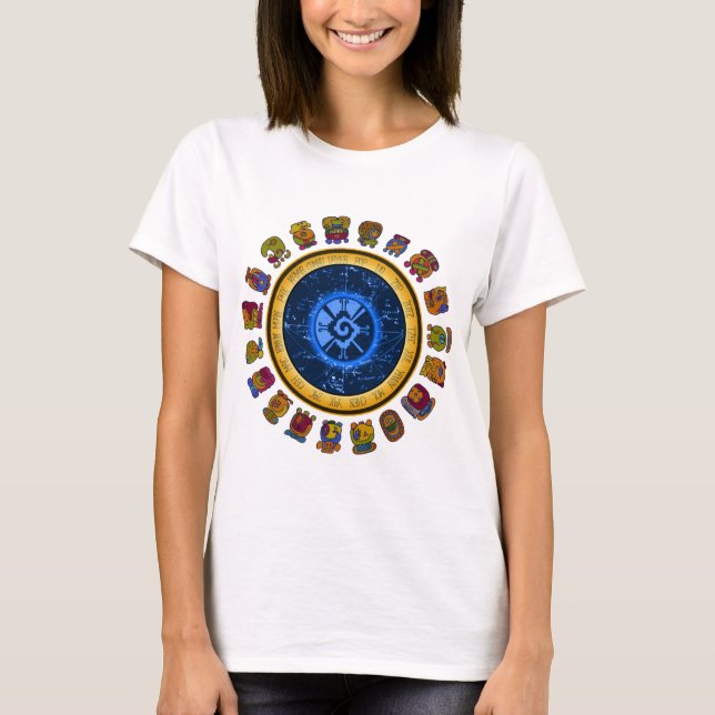 T-shirt Conception maya de calendrier (Devant)