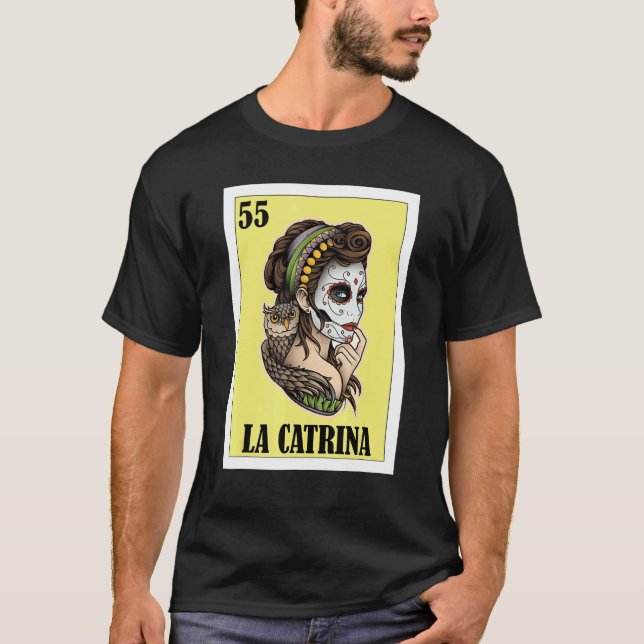 T-shirt Conception mexicaine drôle - La Catrina (Devant)
