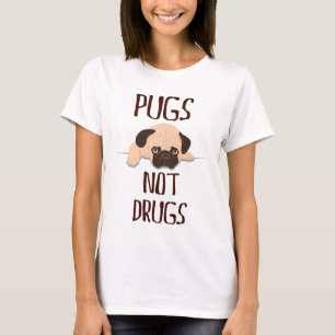 T-shirt conception mignonne de chien de drogues de carlins