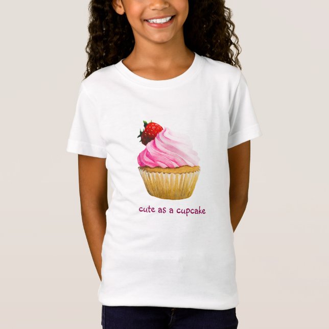 T-Shirt Conception mignonne de petit gâteau (Devant)