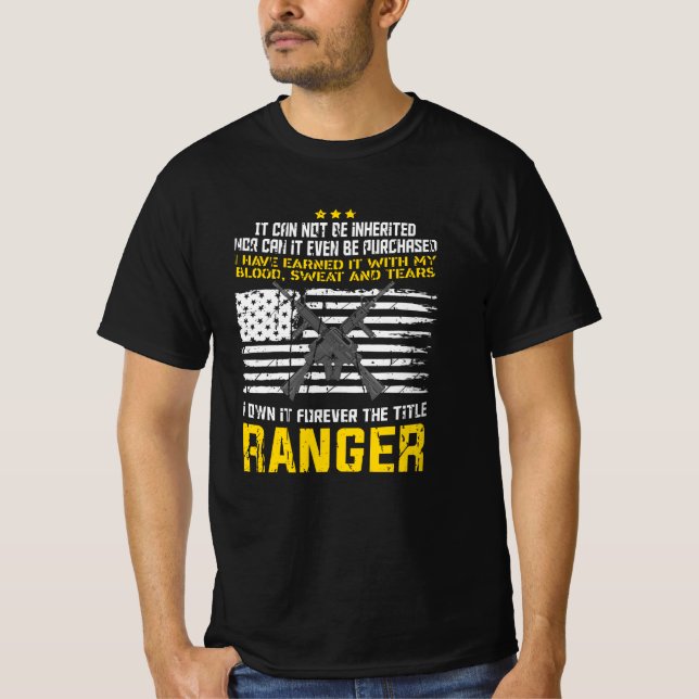 T-shirt Conception militaire des Rangers (Devant)