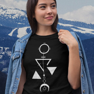 T-shirt Conception minimale de tatouage
