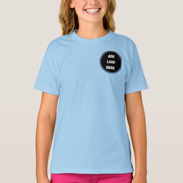 T-shirt Conception minimale personnalisée Ajouter une phot (Devant)