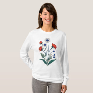T-shirt "Conception minimaliste de la marguerite et de la