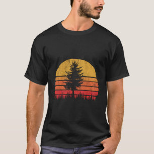 T-shirt Conception minimaliste de pin rétro - Ho graphique