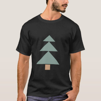 T-shirt Conception minimaliste géométrique de l'arbre de N