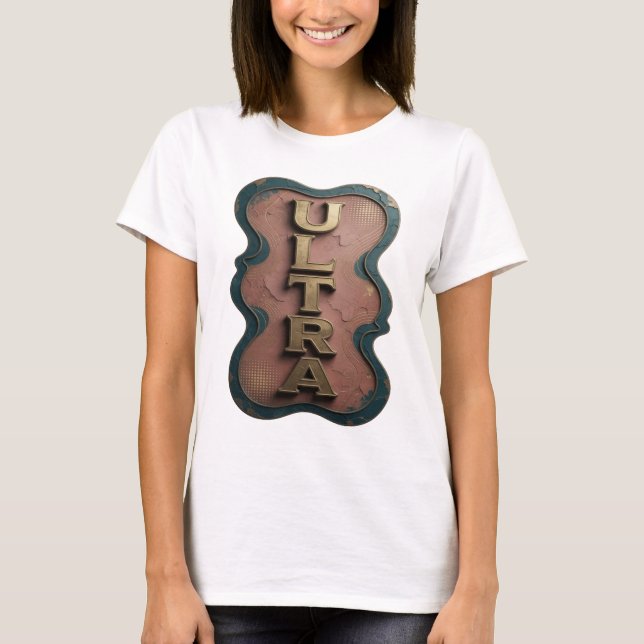 T-shirt Conception Moderne Crisp Gold ULTRA (Devant)
