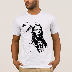 T-SHIRT CONCEPTION MODERNE DE NATIVE AMERICAN SIOUX CHIEF
