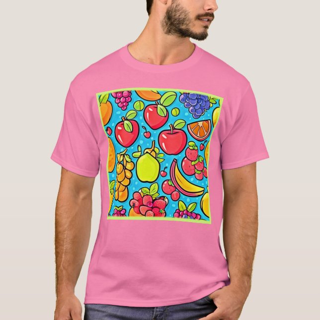 T-shirt Conception Motif fruitée (Devant)