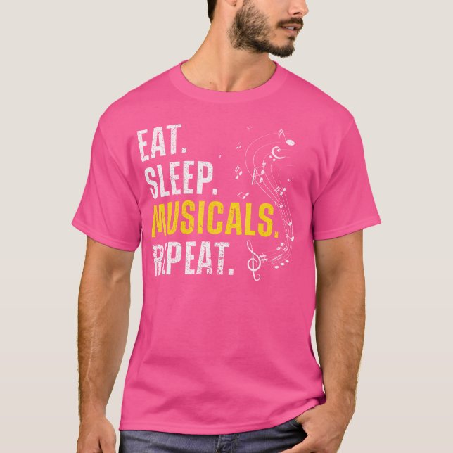 T-shirt Conception Musicale cool Pour Hommes Femmes Broadw (Devant)