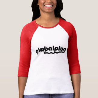 T-shirt conception noire du logo des femmes rouges de