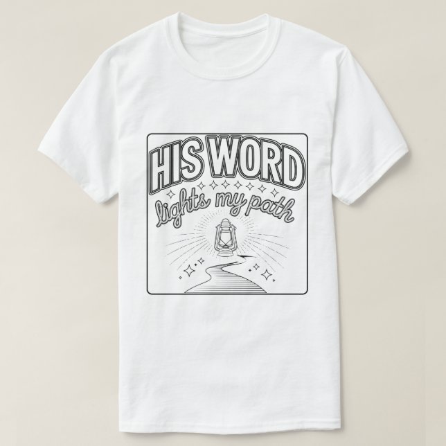 T-shirt Conception noire unique pour les amateurs de blanc (Design devant)