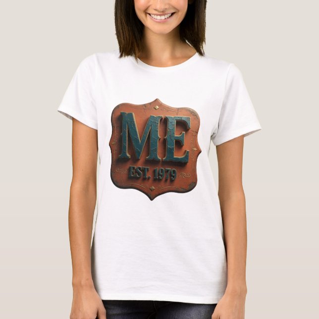 T-shirt Conception Or Dièse ME EST 1979 (Devant)