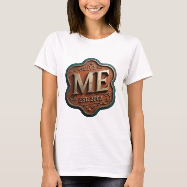 T-shirt Conception Or Moderne ME EST 2002 (Devant)