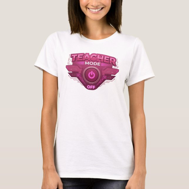 T-shirt Conception Originale Rouge Dynamique MODE ENSEIGNE (Devant)