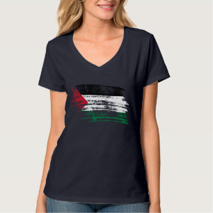 T-shirt Conception palestinienne fraîche de drapeau
