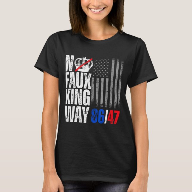 T-shirt Conception Pas de fausse voie royale 86 (Devant)