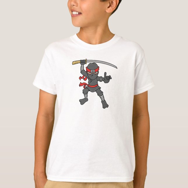 T-shirt Conception personnalisable de Ninja (Devant)