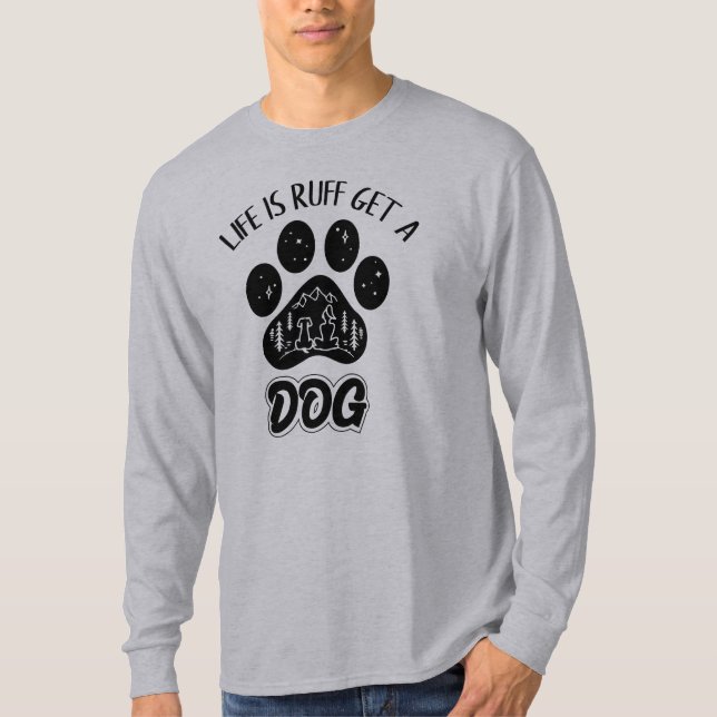 T-shirt Conception personnalisée de devis de chien drôle (Devant)