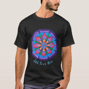 T-shirt Conception personnalisée de Mandala brillante