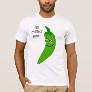T-shirt Conception personnalisée de poivre de chili vert