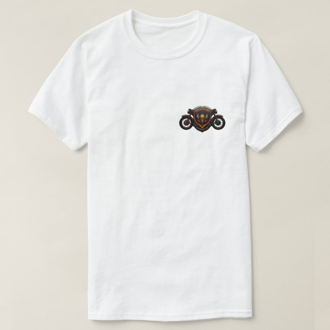 T-shirt Conception personnalisée du logo du club de moto (Design devant)