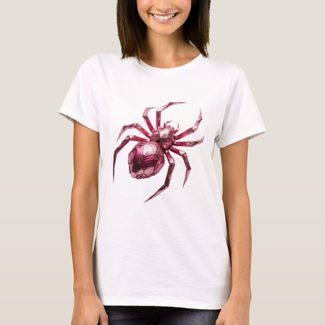 T-shirt Conception personnalisée Dynamic Silver PINK SPIDE (Devant)