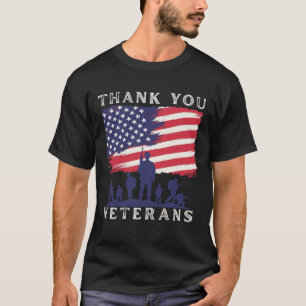 T-shirt Conception personnalisée : Merci aux vétérans du d