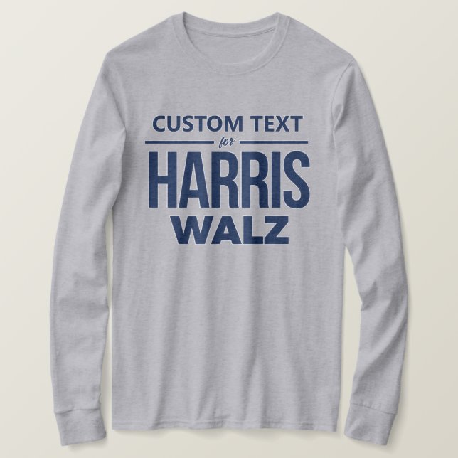 T-shirt Conception personnalisée pour Harris Walz (Design devant)