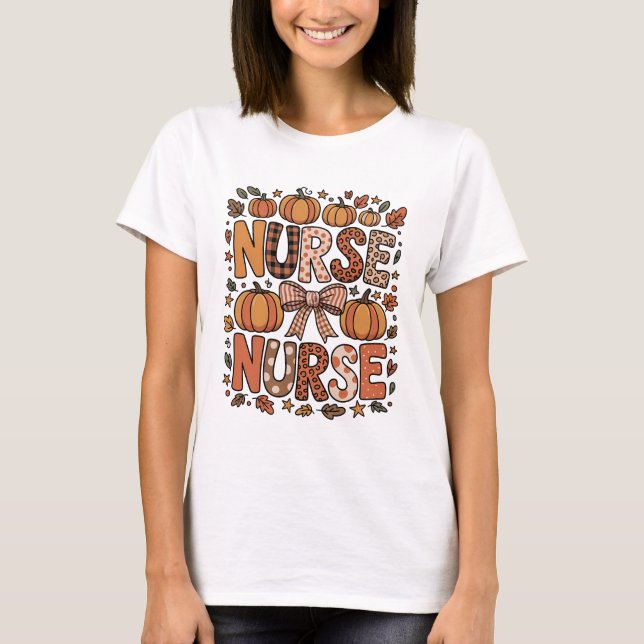 T-shirt conception personnalisée pour infirmière  (Devant)