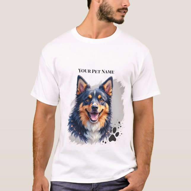 T-shirt Conception personnalisée simple et moderne du nom  (Devant)