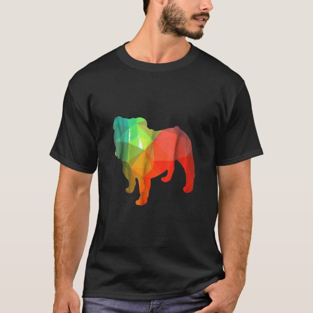 T-shirt Conception Poly Bulldog anglais (Devant)