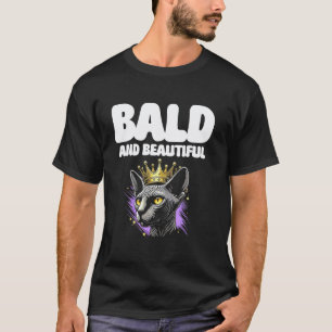 T-shirt Conception pour amateur de chat Sphynx chauve et b