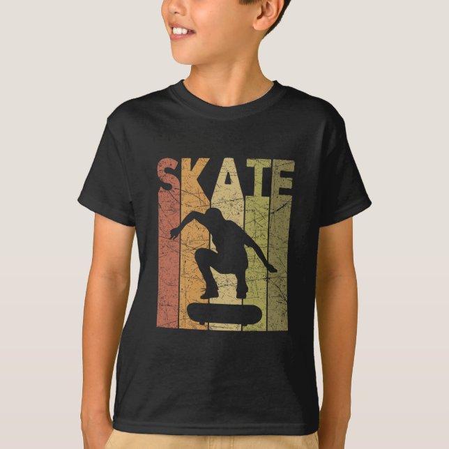 T-shirt Conception pour amateur de skateboard rétro uni-se (Devant)