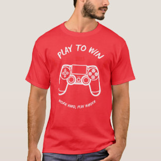 T-shirt Conception pour gagner pour les amateurs de jeux v