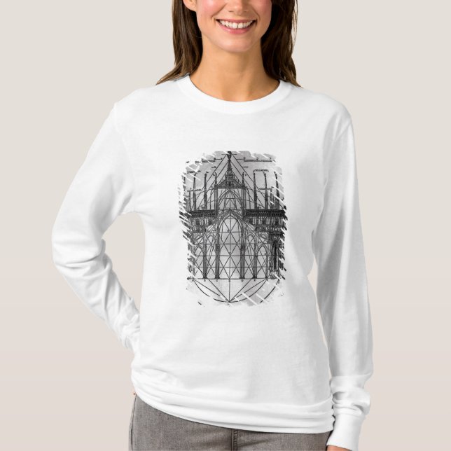 T-shirt Conception pour la cathédrale de Milan (Devant)
