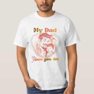 T-shirt Conception pour la fête des pères | conception de
