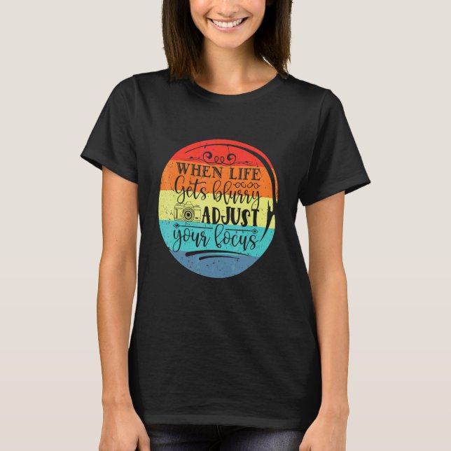 T-shirt Conception pour la journée mondiale de la photo Ap (Devant)