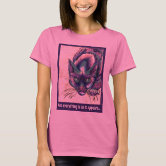 T-shirt Conception pourpre de chat de GGs