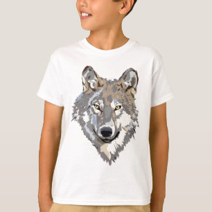 T-shirt Conception principale de tatouage d'art de loup