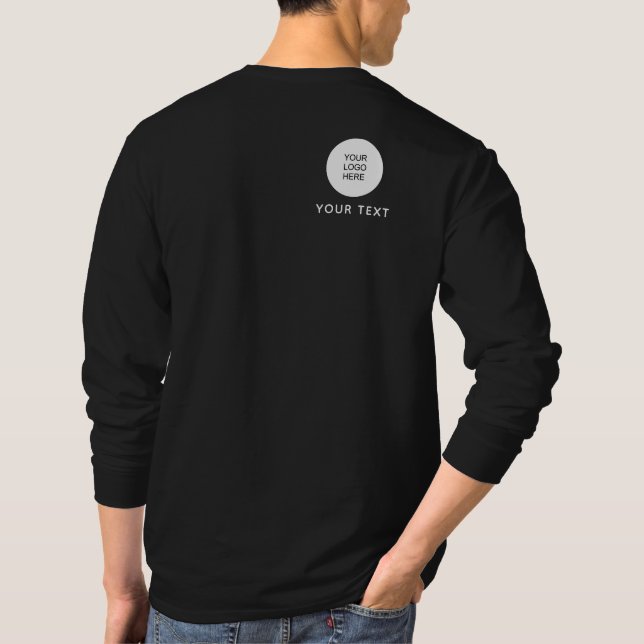 T-shirt Conception recto verso de votre entreprise Logo Me (Dos)