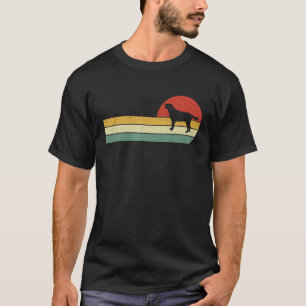 T-shirt Conception rétro de chiens du Labrador Lab vintag