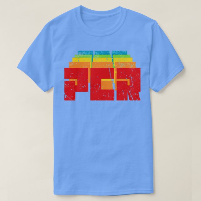 T-shirt Conception rétro désistée par PCR (Design devant)