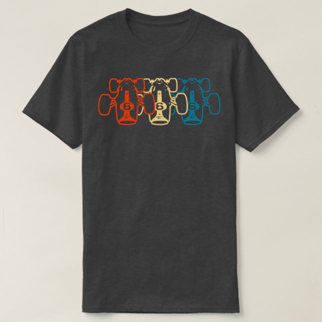T-shirt Conception rétro F1 des années 60 (Design devant)