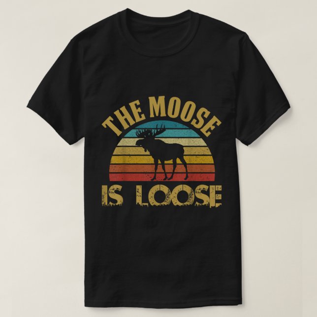 T-shirt Conception Rétro « L'élan est lâché » (Design devant)