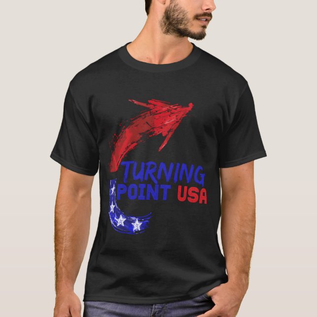 T-shirt Conception rétro mignonne de Turning Point USA (Devant)