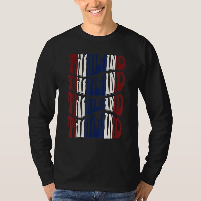 T-shirt Conception Rétro Thaïlande (Devant)